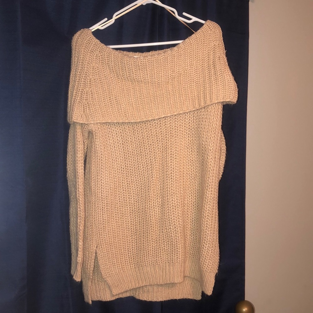 Off the shoulder sweater